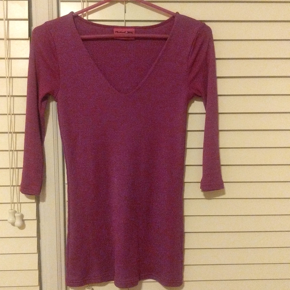 Stretchy Plum Purple Top